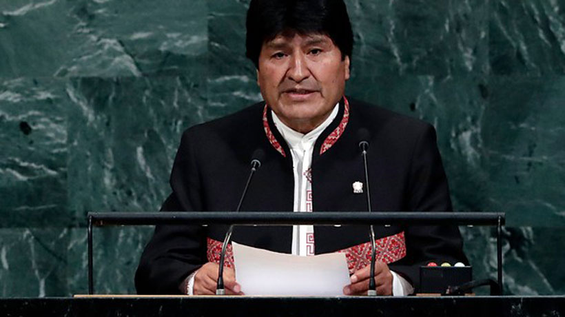 Evo Morales acusó a Chile de 