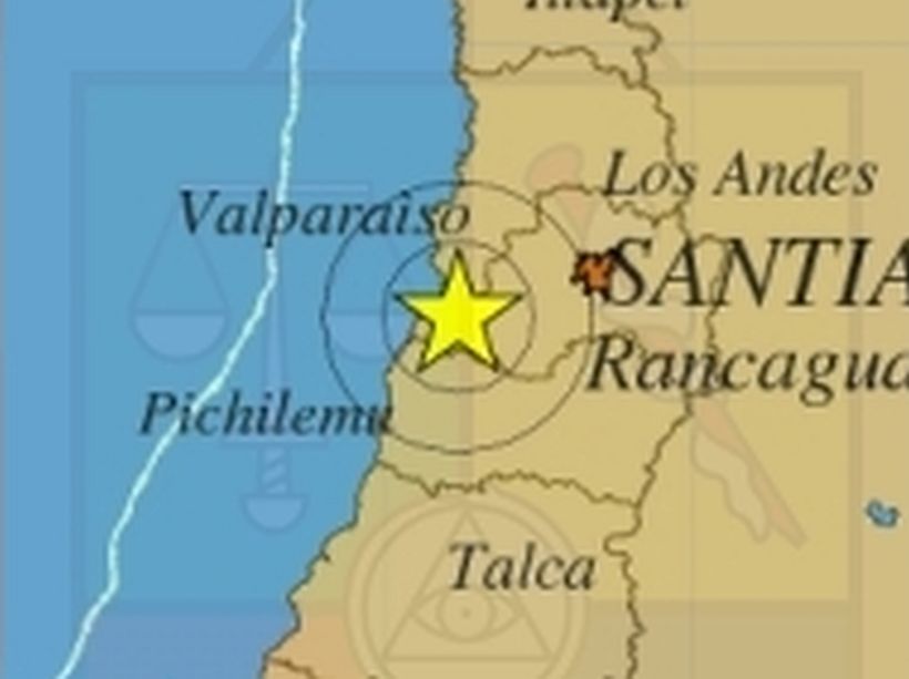 Sismo de 5° Richter se sintió en la zona central