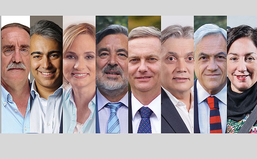 Hoy es el primer debate presidencial entre los ocho candidatos a La Moneda