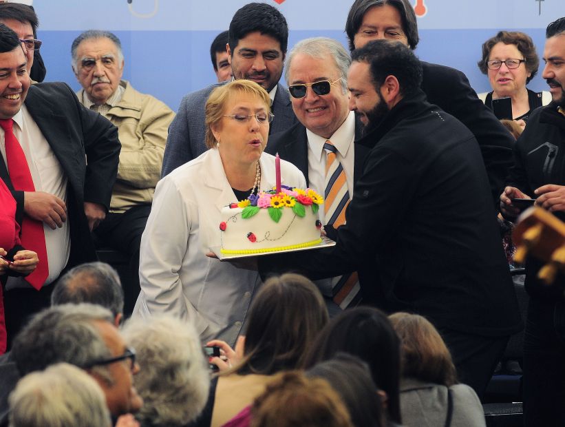 Bachelet agradeció los saludos por su cumpleaños: 