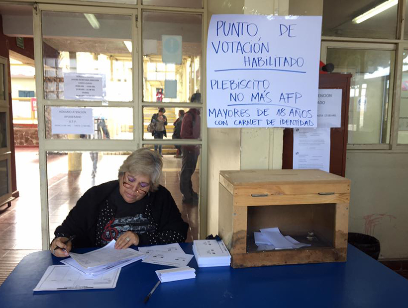 Hasta hoy podrán votar en el Plebiscito NO AFP en la Región de Antofagasta