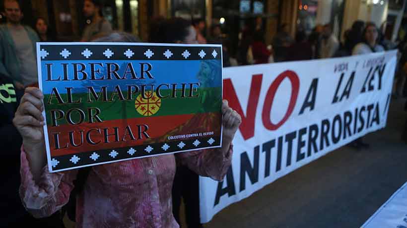 Federación Internacional de DD.HH. pidió a Chile desistir del uso de la Ley Antiterrorista contra mapuches