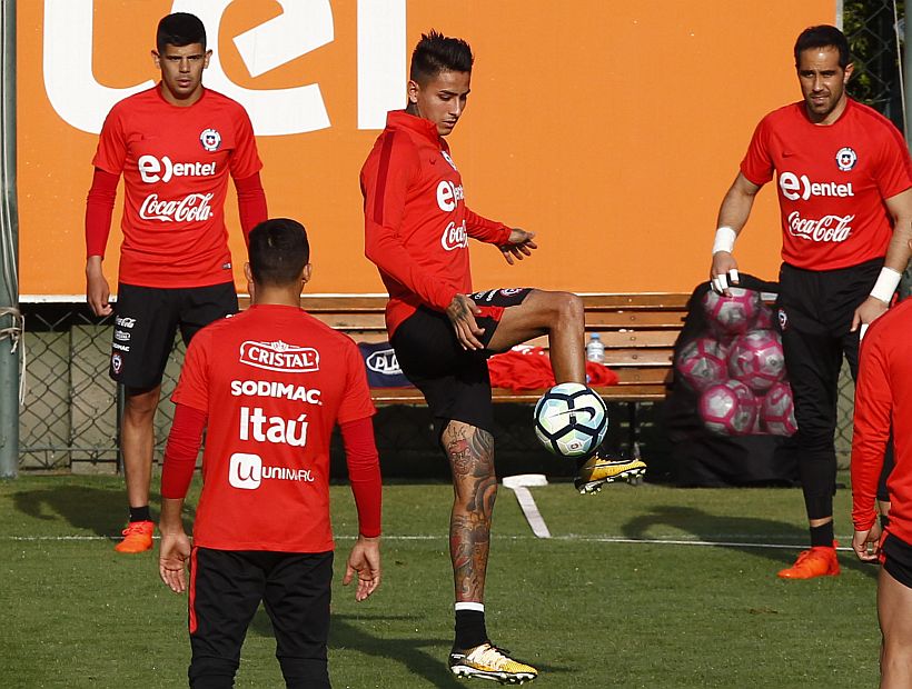 La Roja entrena en Brasil con Pavez y sin Aránguiz