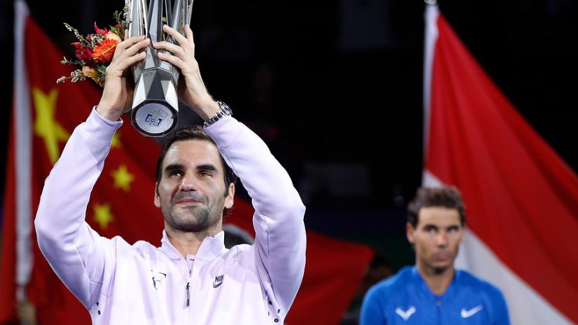 Roger Federer le ganó a Rafael Nadal Nadal en final la de Shanghái y acabó con su racha de victorias