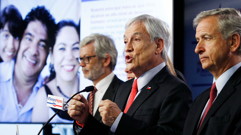 Piñera presentó programa económico y anunció cambios a reformas tributaria y laboral