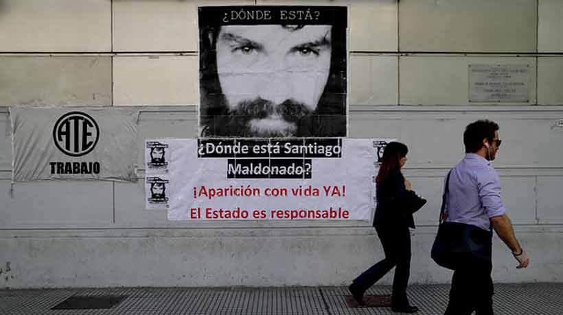 Expectativa en Argentina por saber si cuerpo hallado es el de Santiago Maldonado