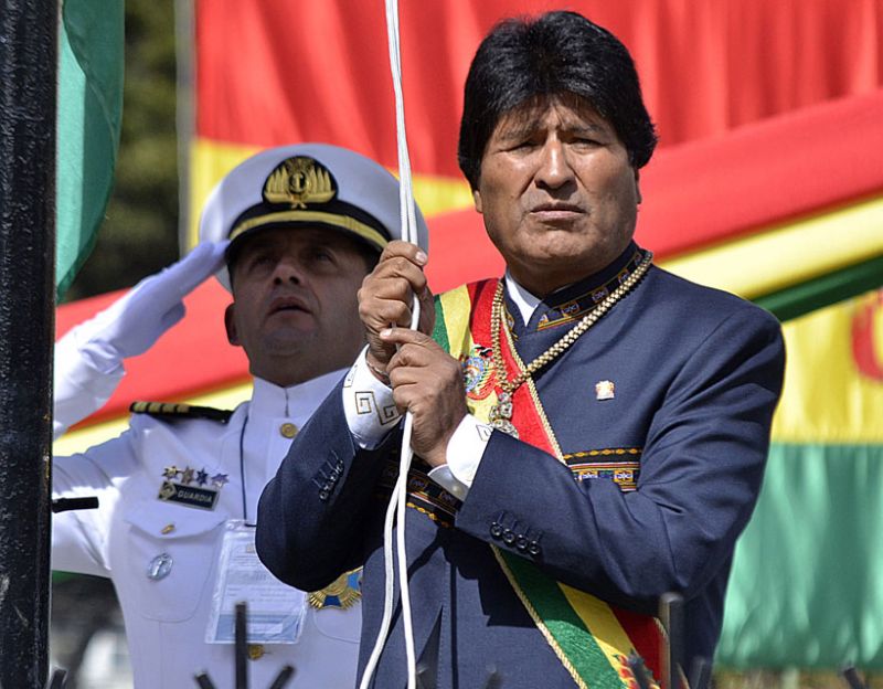 Evo Morales acusó a Chile de tratar de 