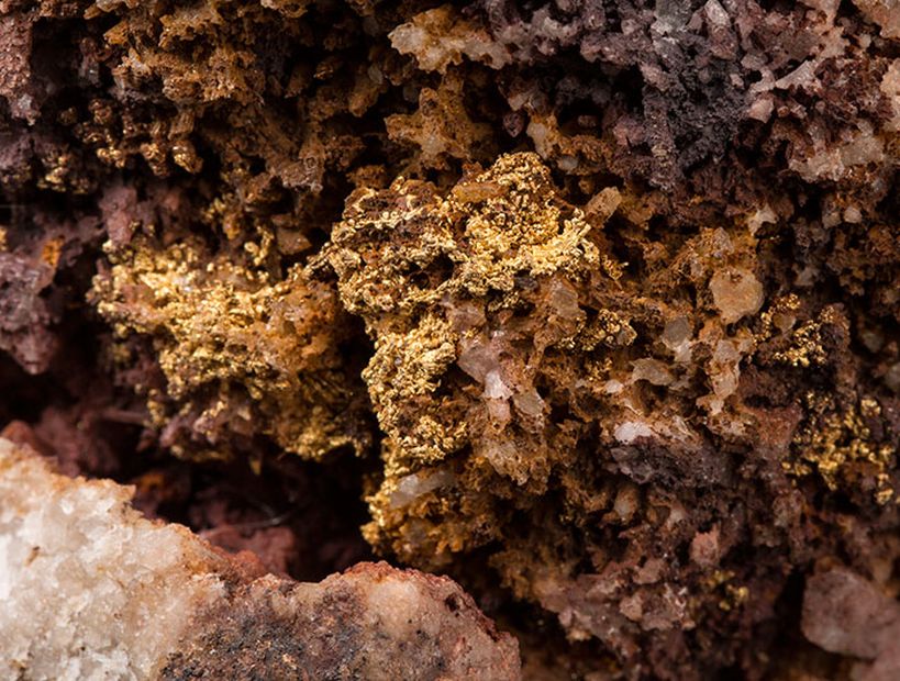 Geólogos encontraron el primer registro de oro bajo Sudamérica