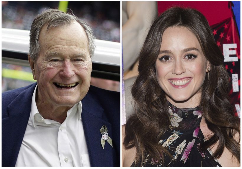 Una actriz estadounidense denunció a George Bush padre por acoso sexual