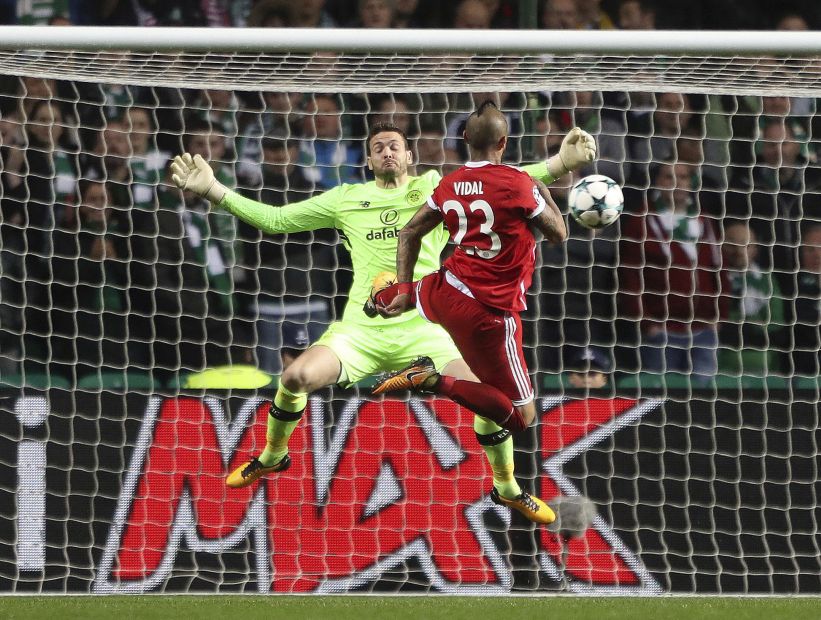 Champions: Arturo Vidal dijo presente en victoria del Bayern en visita al Celtic