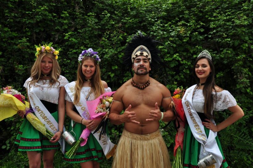 Oktoberfest coronó a sus primeros reyes en Malloco
