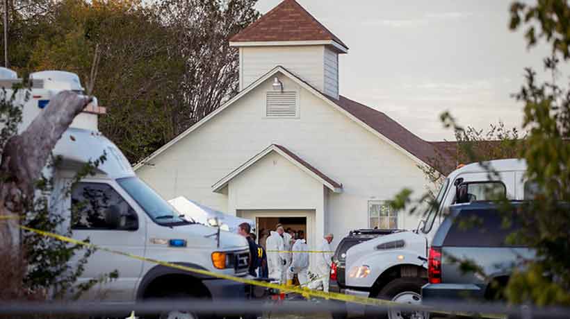 Autor de masacre en iglesia de Texas había sido expulsado de la Fuerza Aérea