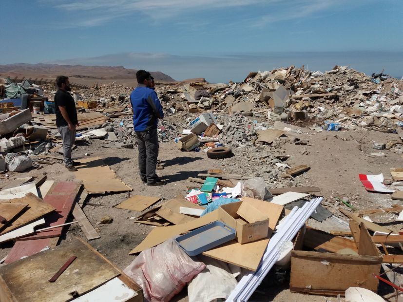 Identifican sectores críticos de acumulación de basura en Arica