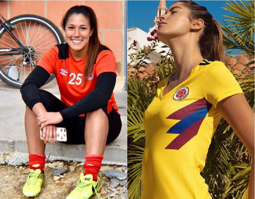 Arquera de la selección colombiana reclamó porque nueva camiseta fue promocionada por modelo y no por jugadoras