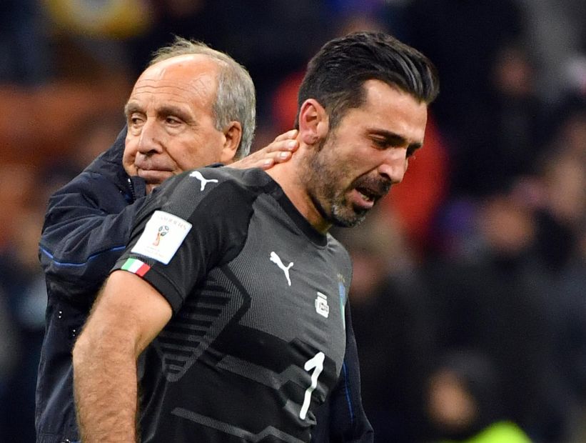 Buffon confirmó entre lágrimas su retiro de la selección italiana