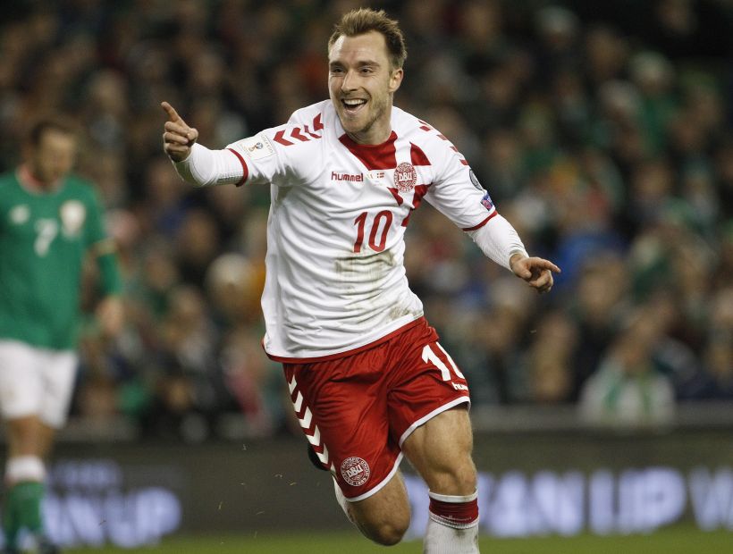 Dinamarca goleó por 5-1 a Irlanda y selló su clasificación al Mundial de Rusia