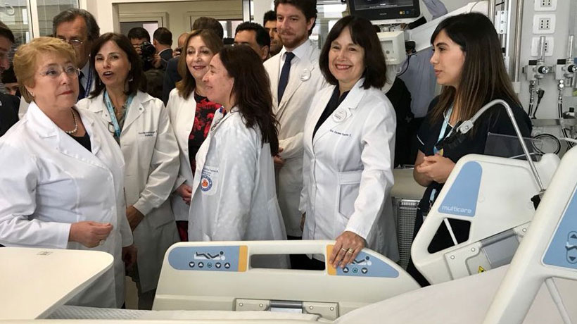 Presidenta Bachelet inauguró nuevo hospital Exequiel González Cortés