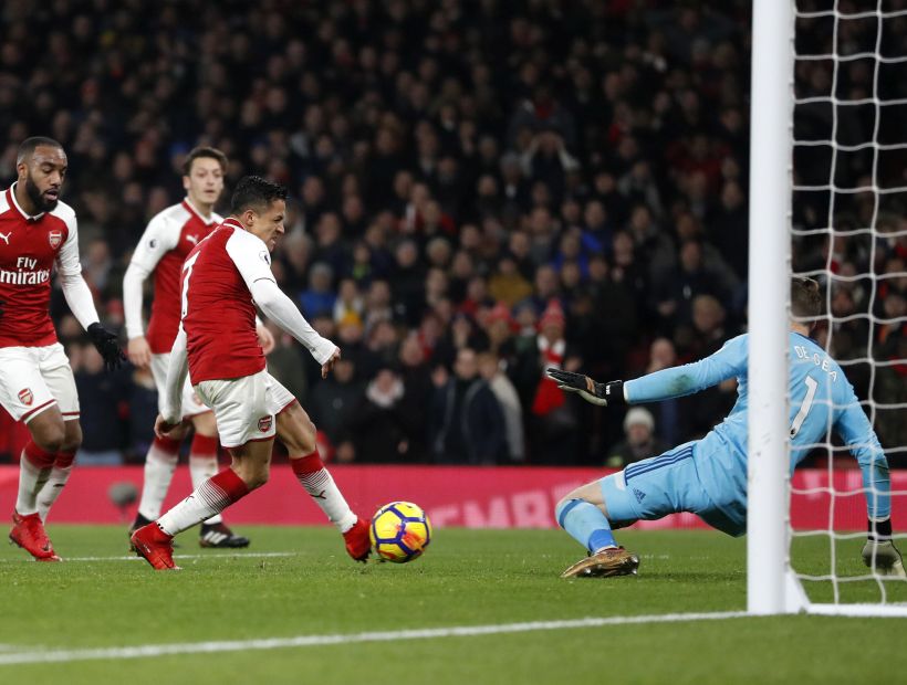 El Arsenal con Alexis Sánchez todo el partido perdió 3-1 contra el Manchester United