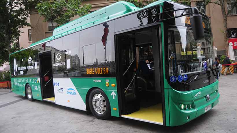 Nuevo bus eléctrico se incorpora al Transantiago
