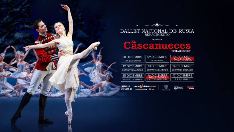 Ballet Nacional de Rusia Renacimiento recorre Chile con 