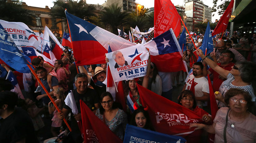 Piñera obtuvo más votos que Bachelet en 2006 y 2013