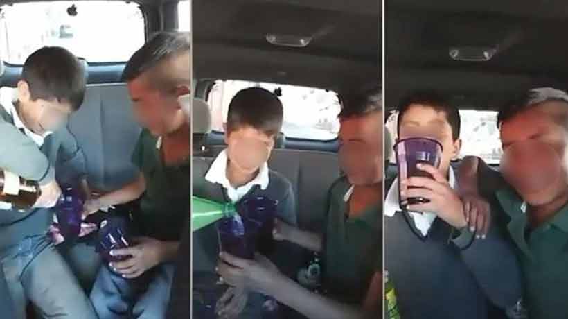 Niños mexicanos grabaron cómo se emborrachan con mezcal