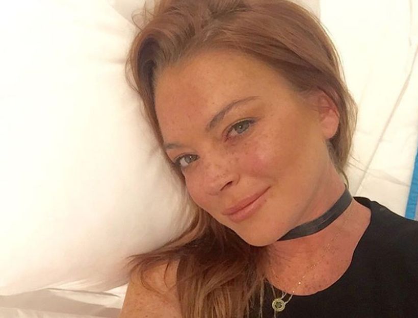 Lindsay Lohan fue mordida por una serpiente durante sus vacaciones en Tailandia