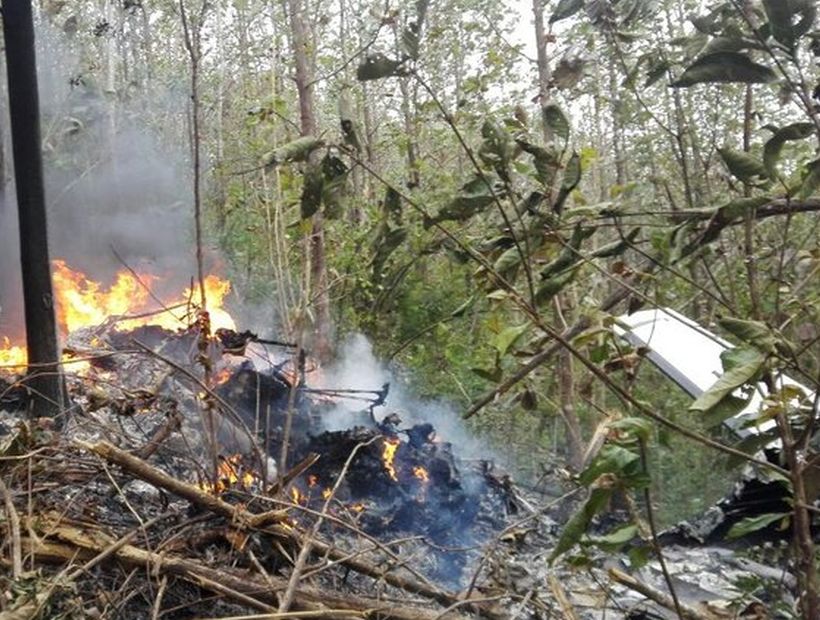 Murieron 12 personas tras caer avioneta en el Pacífico norte en Costa Rica