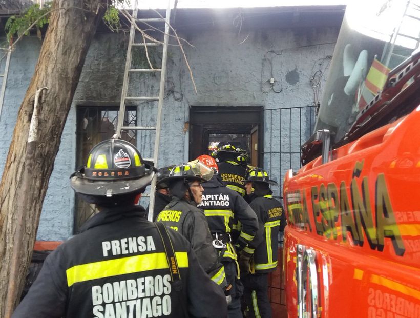 Incendio en Santiago: una persona resultó muerta