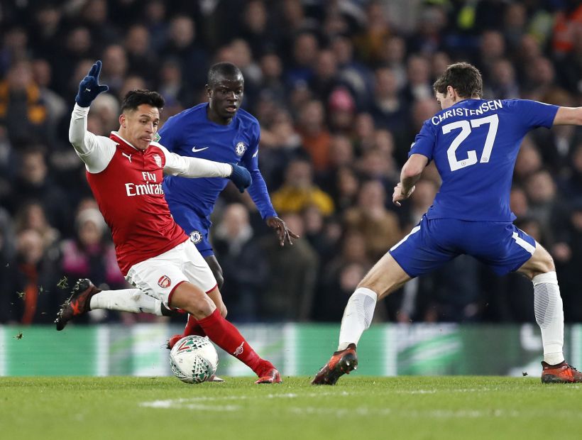 Con Alexis como suplente Arsenal juega ante Chelsea por la semifinal de la Copa de la Liga