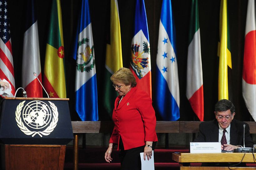 Bachelet por alteración del Banco Mundial: 