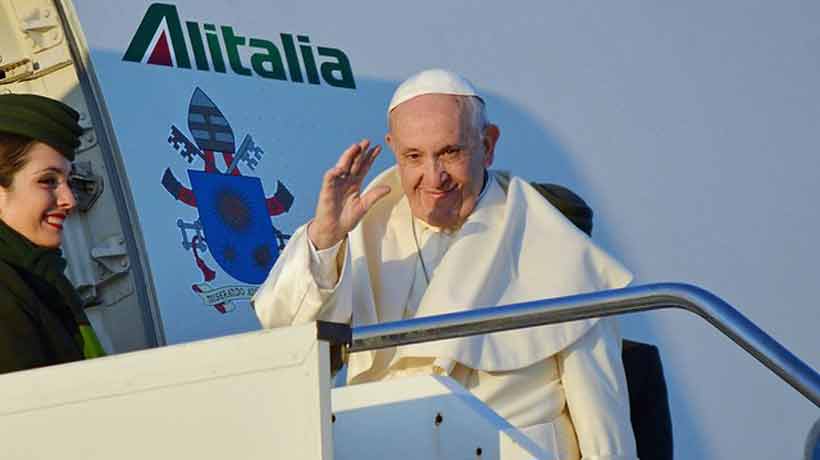 El Papa Francisco viaja rumbo a Chile