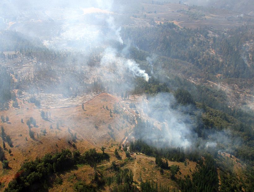 Dos Incendios Forestales Se Mantienen Activos En La Araucan A