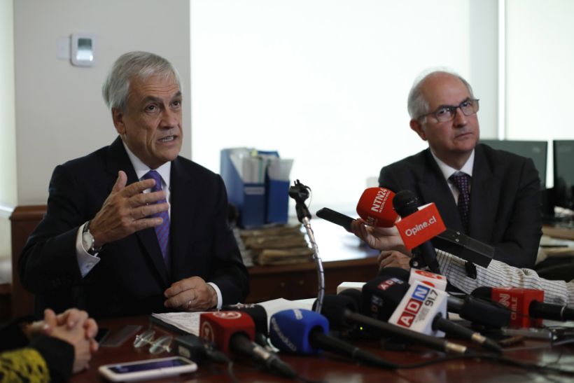 Opositor venezolano Antonio Ledezma se reunió con Piñera y pidió ayuda para enfrentar la crisis