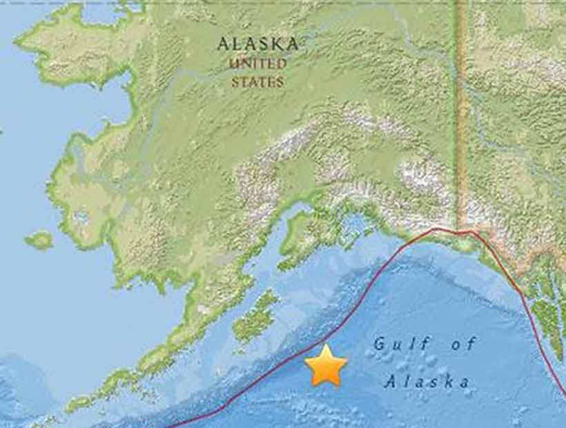 Terremoto de 8,2 grados se registró en Alaska