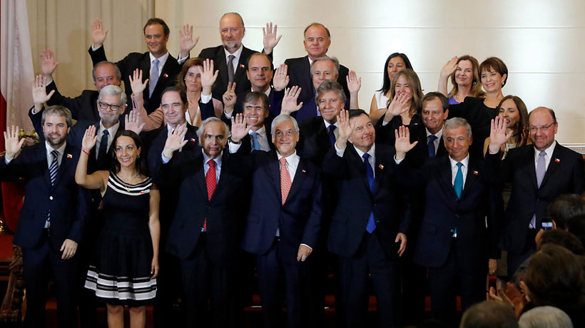 Cadem: 52% aprueba conformación del gabinete de Sebastián Piñera