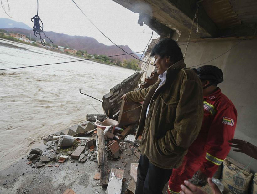 Inundaciones en el sur de Bolivia han dejado medio centenar de viviendas destruidas y un muerto