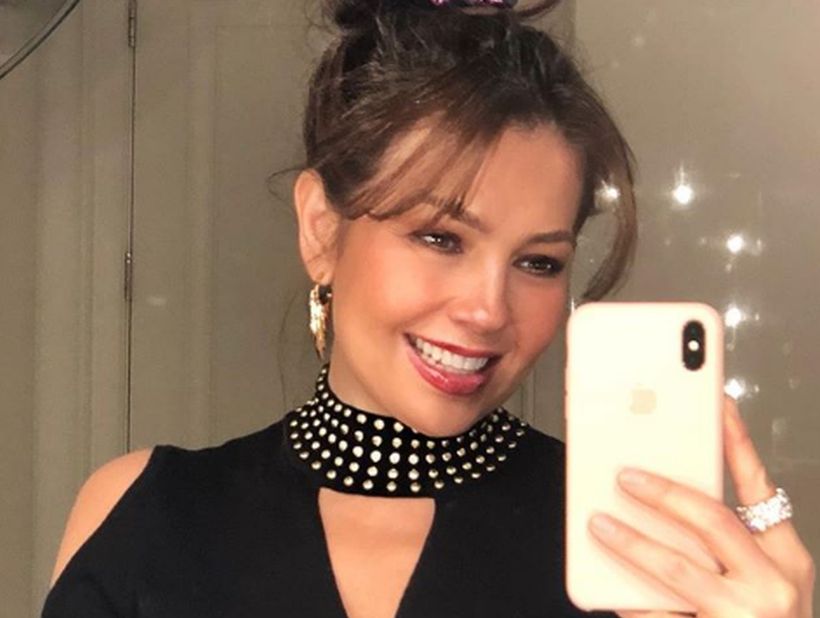Thalía se llenó de elogios al publicar una imagen sin maquillaje