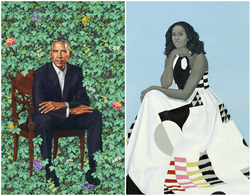 EE.UU: Barack y Michelle Obama presentaron sus retratos en la Galería Nacional