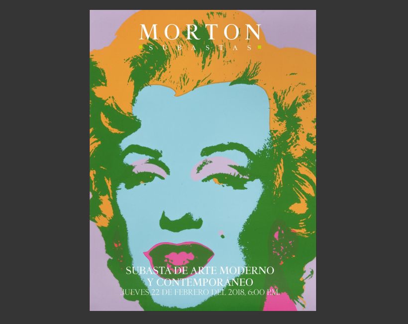 Imagen de Marilyn Monroe firmada por Andy Warhol saldrá a subasta en México