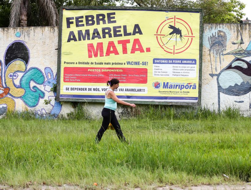 Brasil alertó de la necesidad de ampliar la vacunación contra la fiebre amarilla