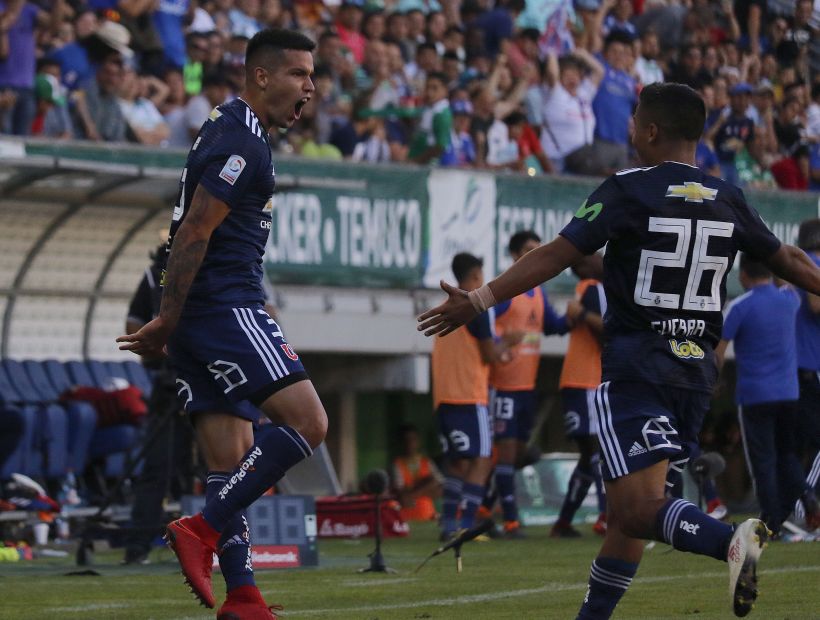La U le ganó 1-0 a Deportes Temuco y es el único escolta de la UC
