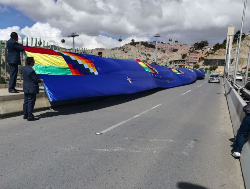 Bolivia espera que la bandera de la reivindicación marítima mida 100 kilómetros