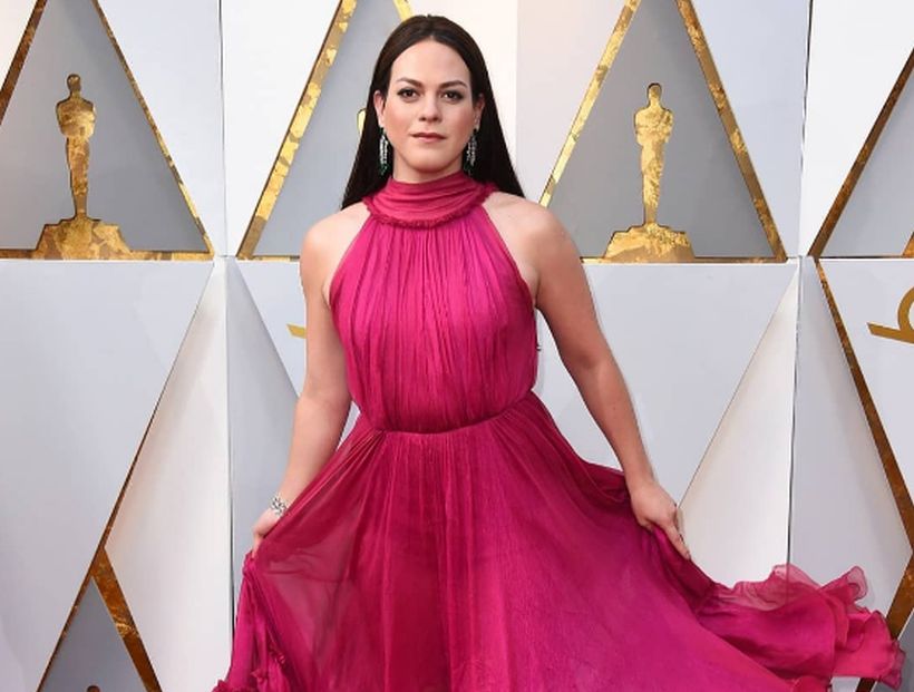 Daniela Vega ya está en la ceremonia de los Oscar con un elegante vestido
