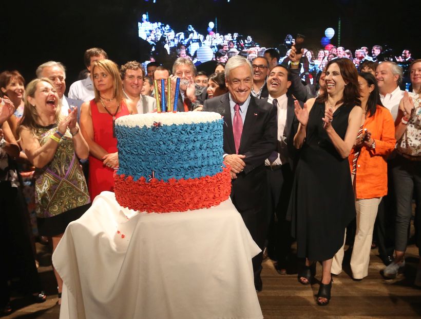 Piñera celebró el tercer aniversario de Chile Vamos: 