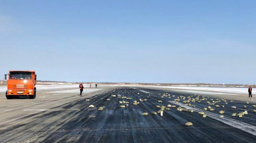 Un avión ruso perdió tres toneladas de oro al despegar en Siberia