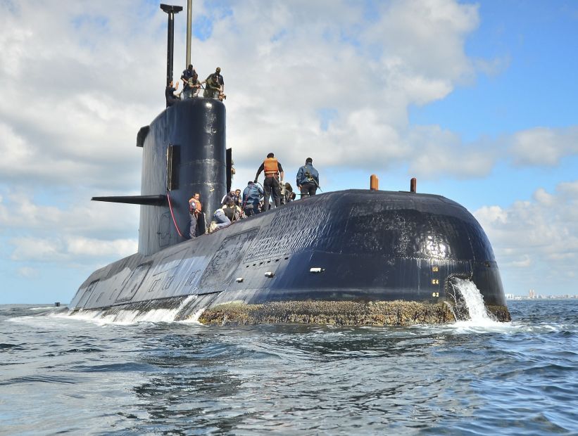 El submarino argentino desaparecido habría pasado cerca de las Islas Malvinas