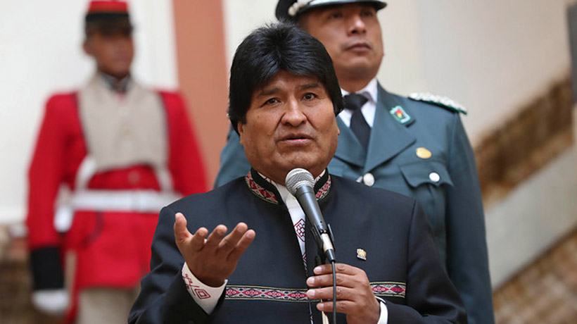 Evo Morales dijo que Bolivia salió 