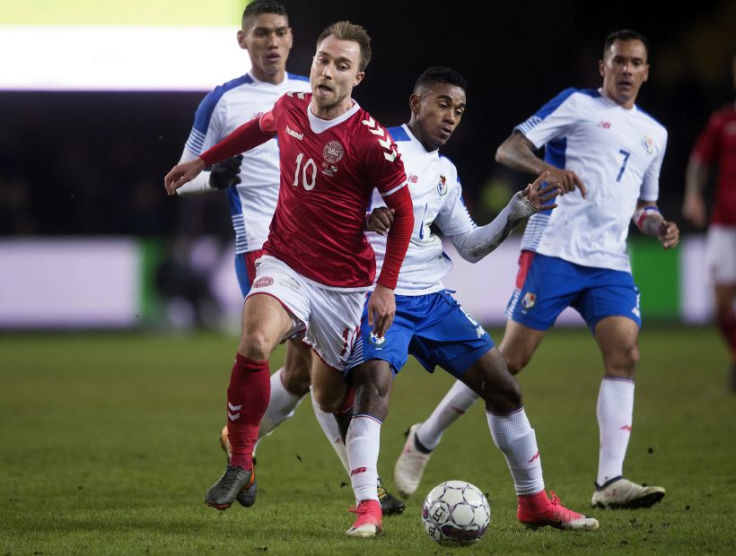Armando Cooper jugó en la derrota 1-0 de Panamá ante Dinamarca