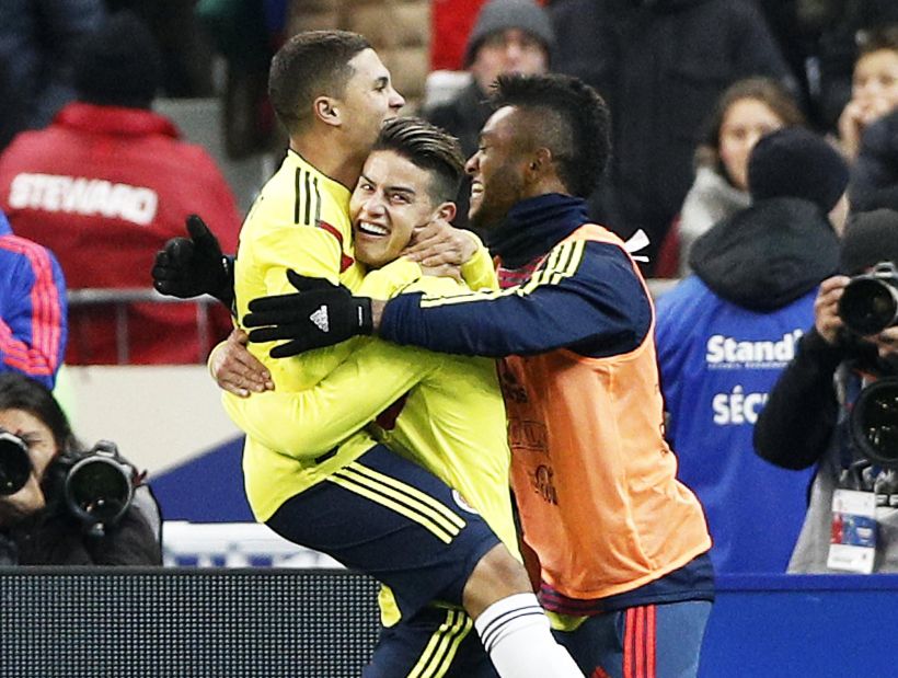 Colombia remontó el marcador ante Francia en amistoso preparatorio para el Mundial